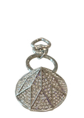 Silver Diamond Key Chain