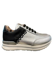 'roberto' & 'cavalli' Logo Leather Women's Sneakers