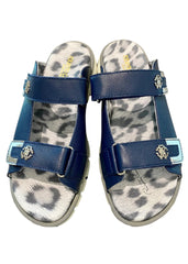 2 Velcro Straps Slip-On Sandals