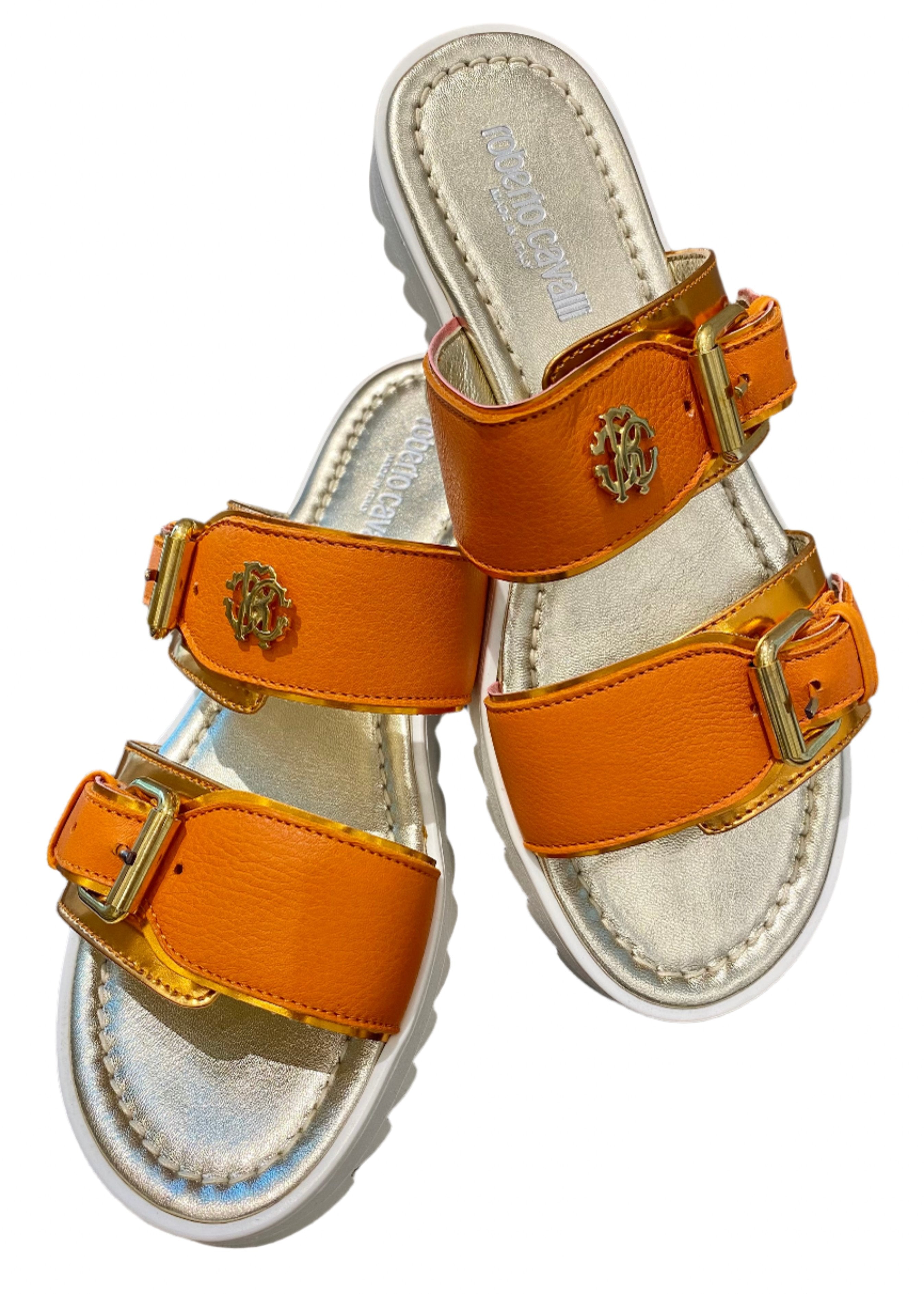 Double Strap Slip-On Sandals