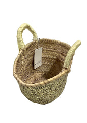 Yellow Gold Sequins with Flower Organza Basket