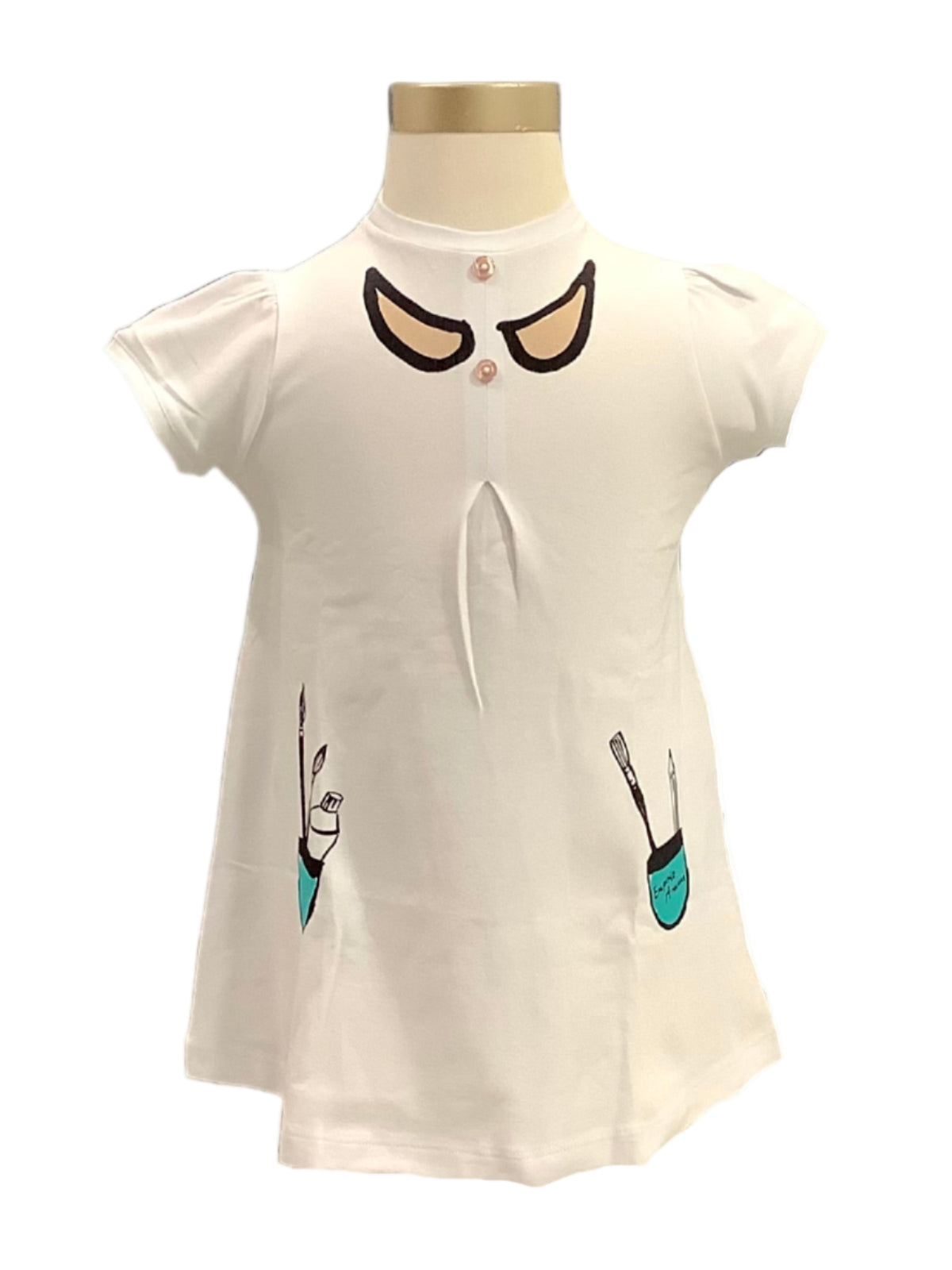 Painting Tools Design Baby Dress