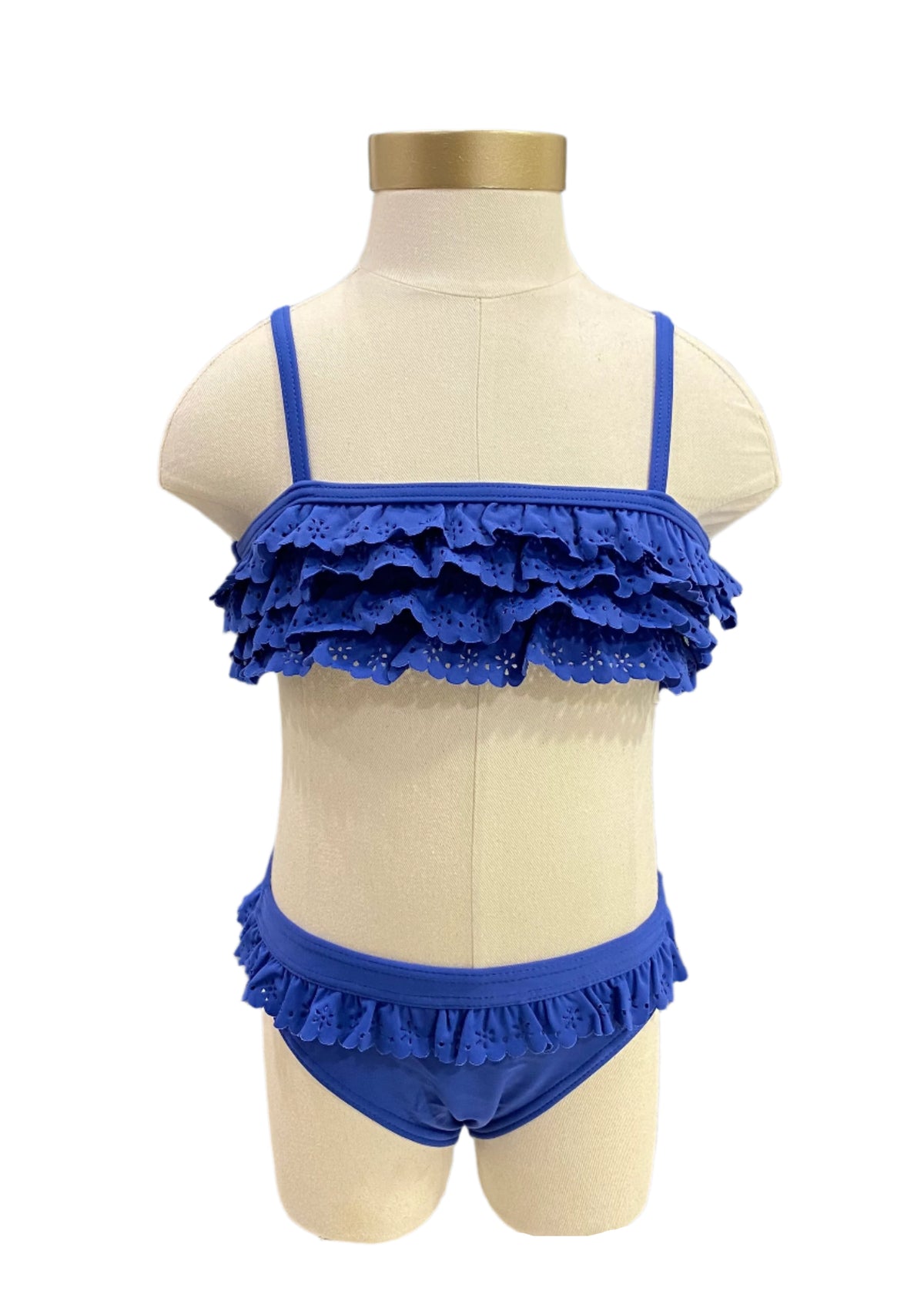 Blue Layered Laces Bikini