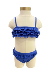 Blue Layered Laces Bikini