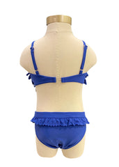 Blue Layered Laces Bikini