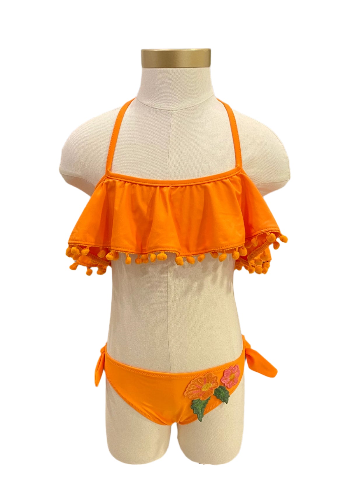 Halterneck Strap Bikini Swimsuit