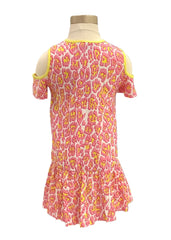 AOP Leopard Pattern Printed Dress