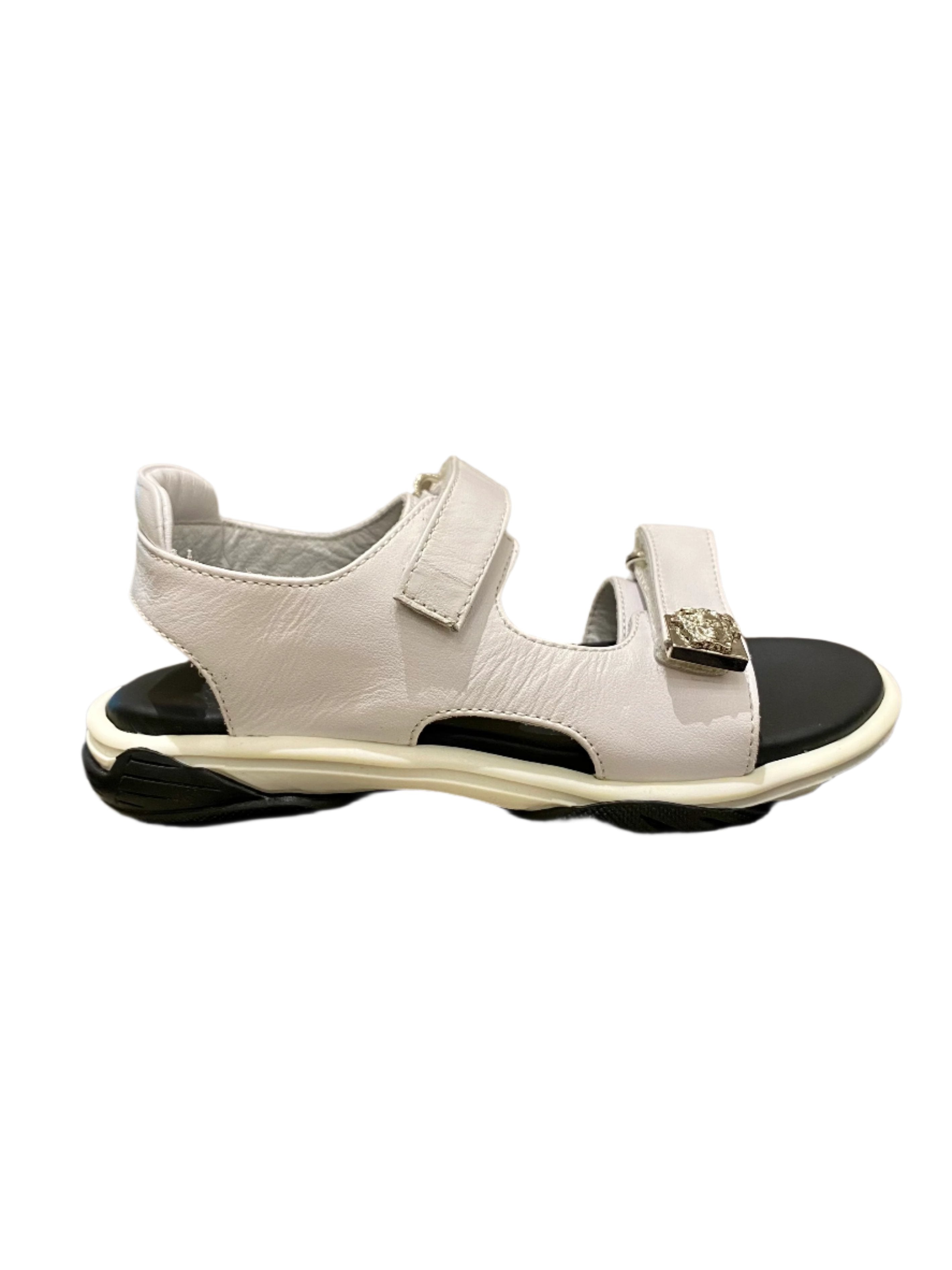 White Versace Sandals