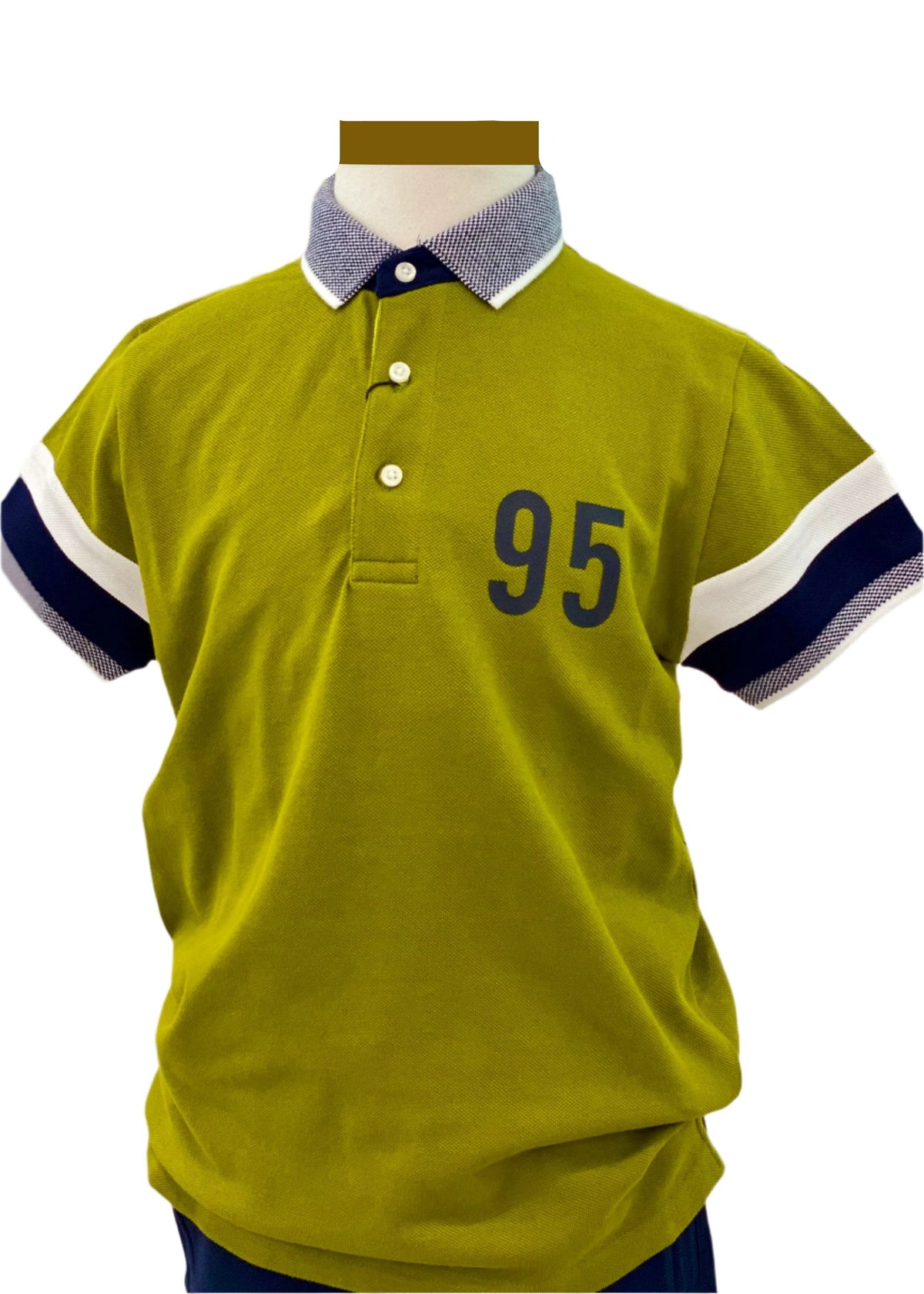 Pattern Collar Polo Shirt