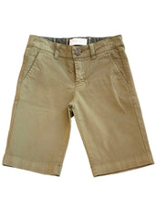 Olive Bermuda Gabardine Shorts