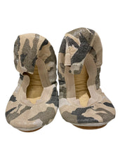 YS Camouflage Print Ballerina Shoes
