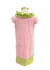 Green Pink Fashionable Chic Dress