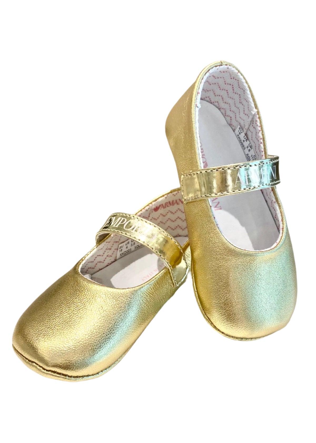 Gold Ballet Flat Baby Shoes