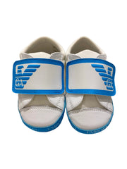 Canvass and Leather Velcro Strap Baby Sneakers