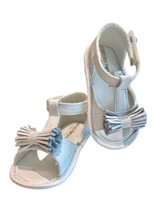 Open Toe with Ribbon Velcro Strap Baby Sandals