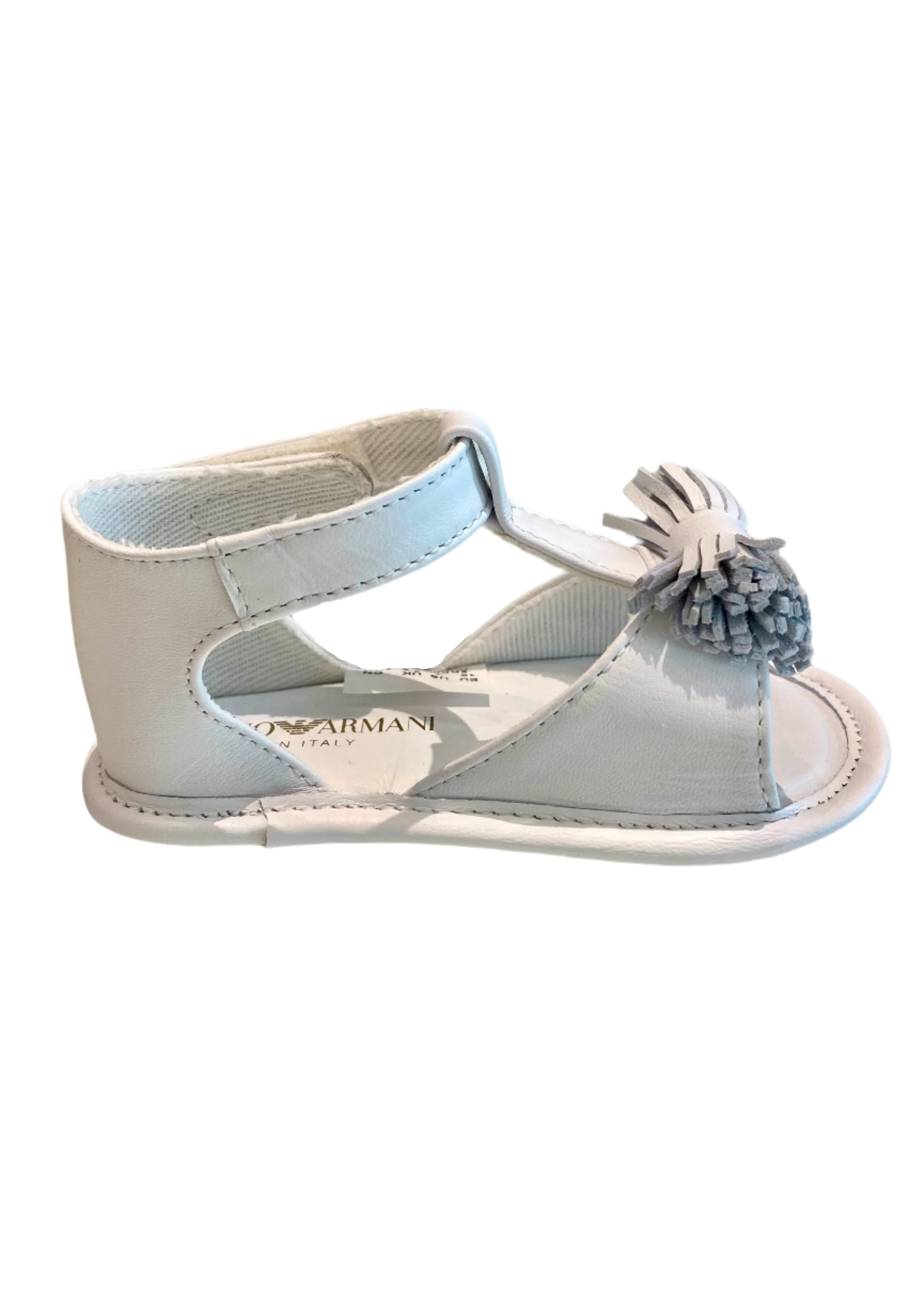 Open Toe with Ribbon Velcro Strap Baby Sandals