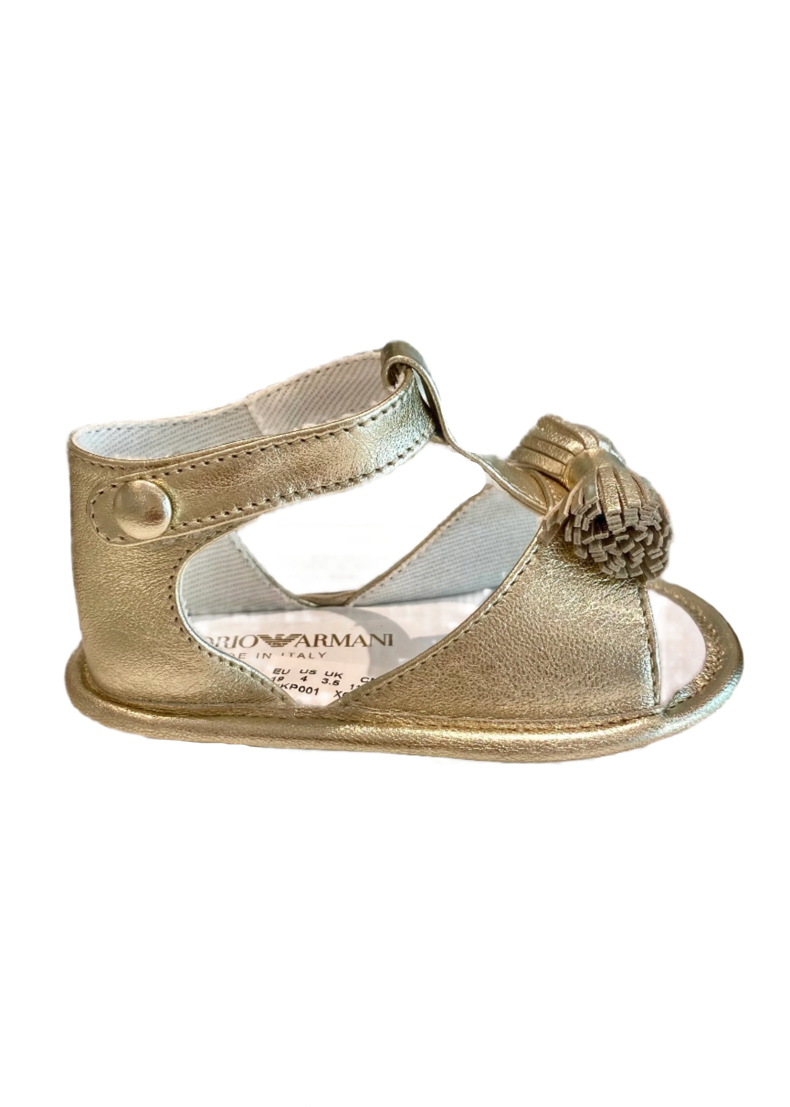 Open Toe with Ribbon Velcro Strap Baby Sandals