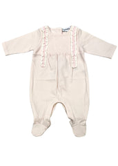 Vertical Ruffle Design Romper Suit