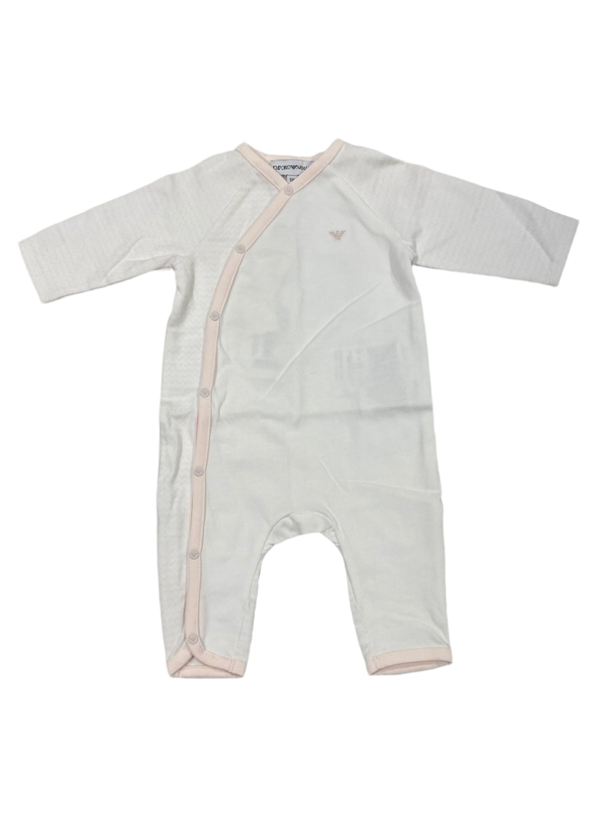 Op-Art-Eagle Print Sideways Open Romper