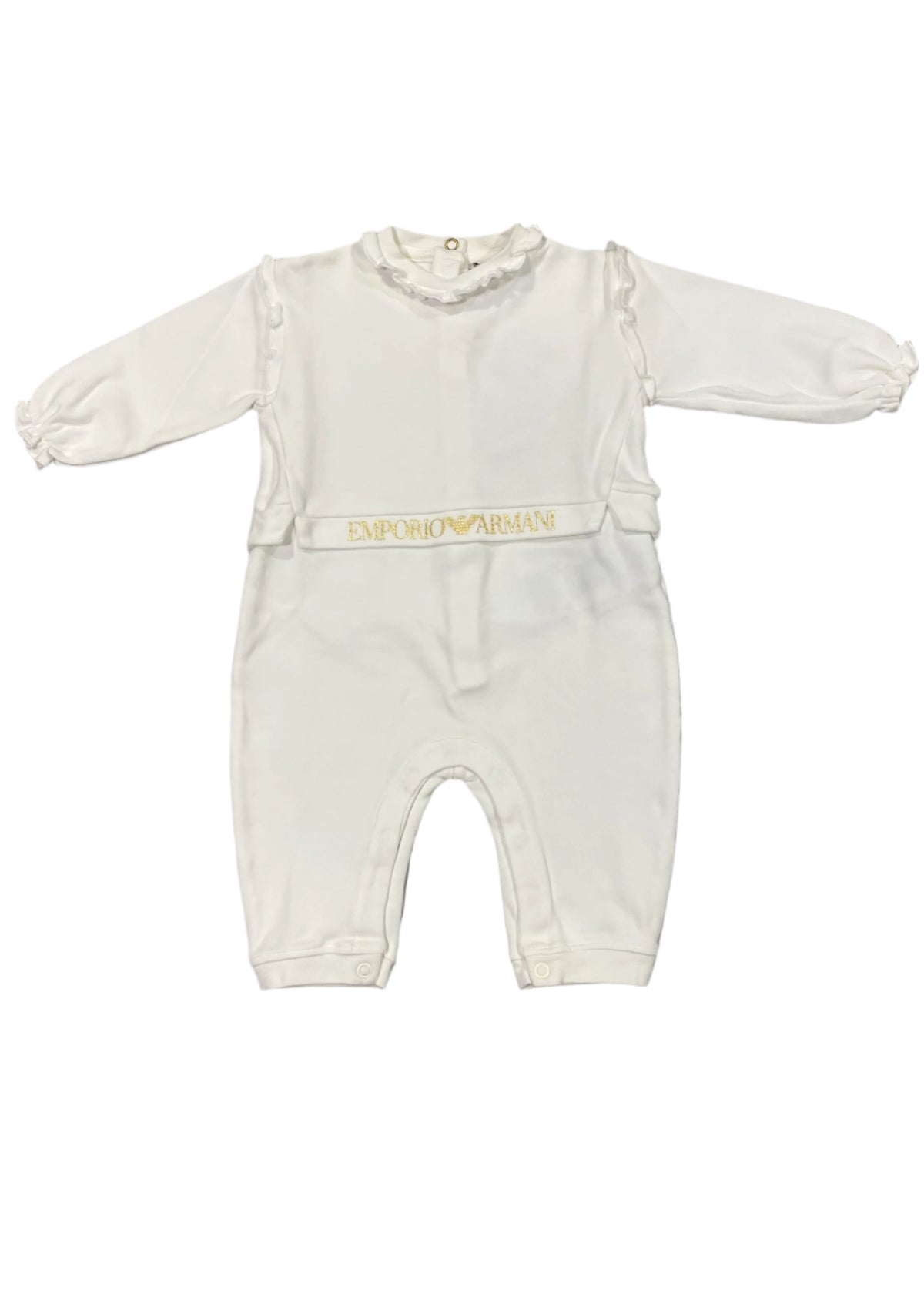 Golden Armani Print Romper Suit