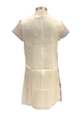 Pink Multi Leopard Jungle Print Silk Dress