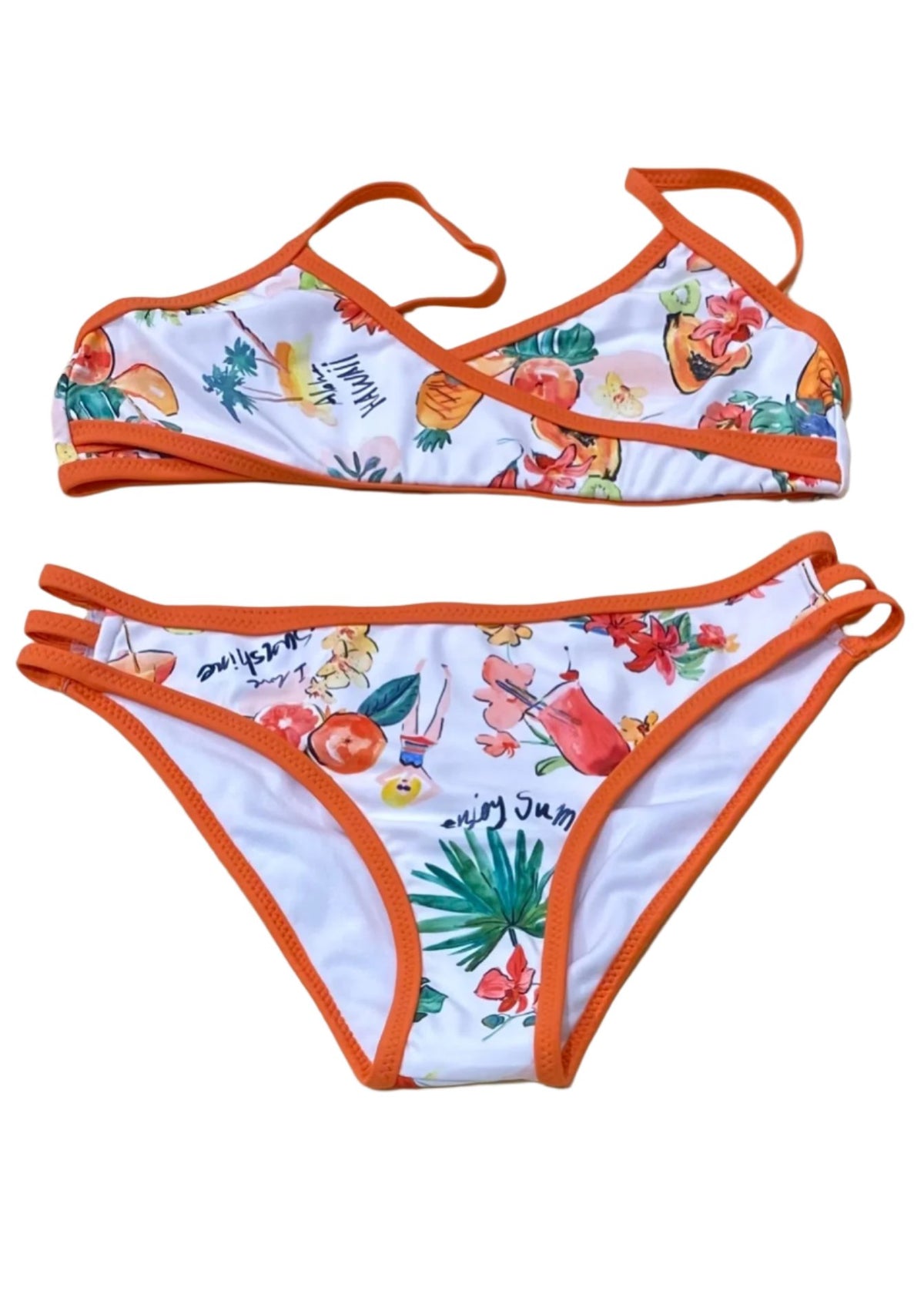 'Aloha Hawaii' Two-Piece Bikini Swimsuit