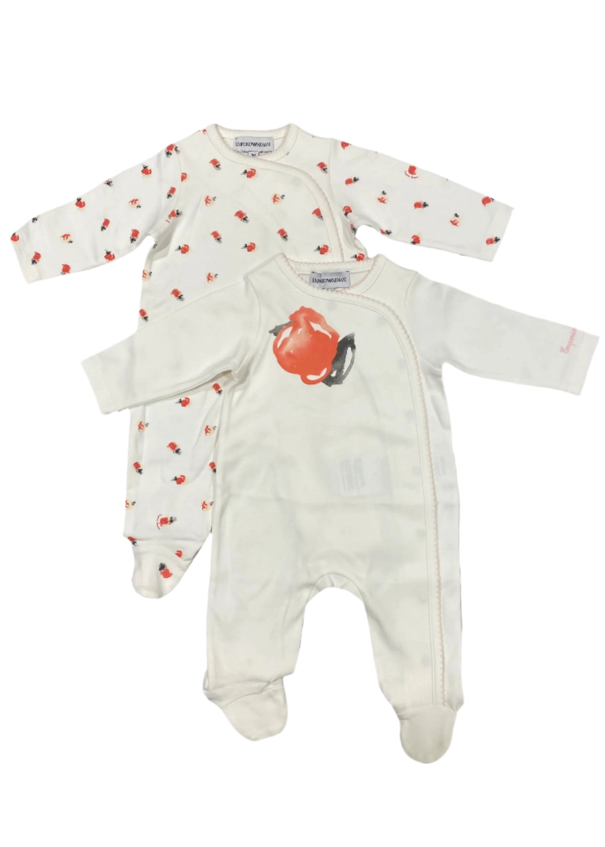 Set of 2pc Romper with Sideways Open