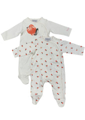 Set of 2pc Romper with Sideways Open