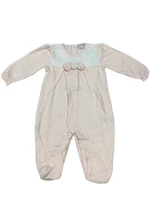 Pink White Checkered Babygrow