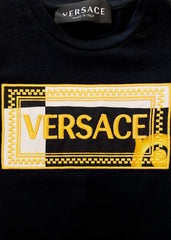 Versace Embroidered Long Sleeve T-Shirt