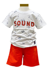 'Sound' Instruments AOP Top and Short Set