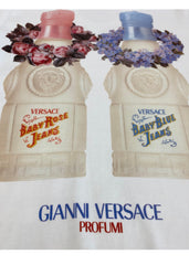 Versace Perfume Flower Printed T-Shirt