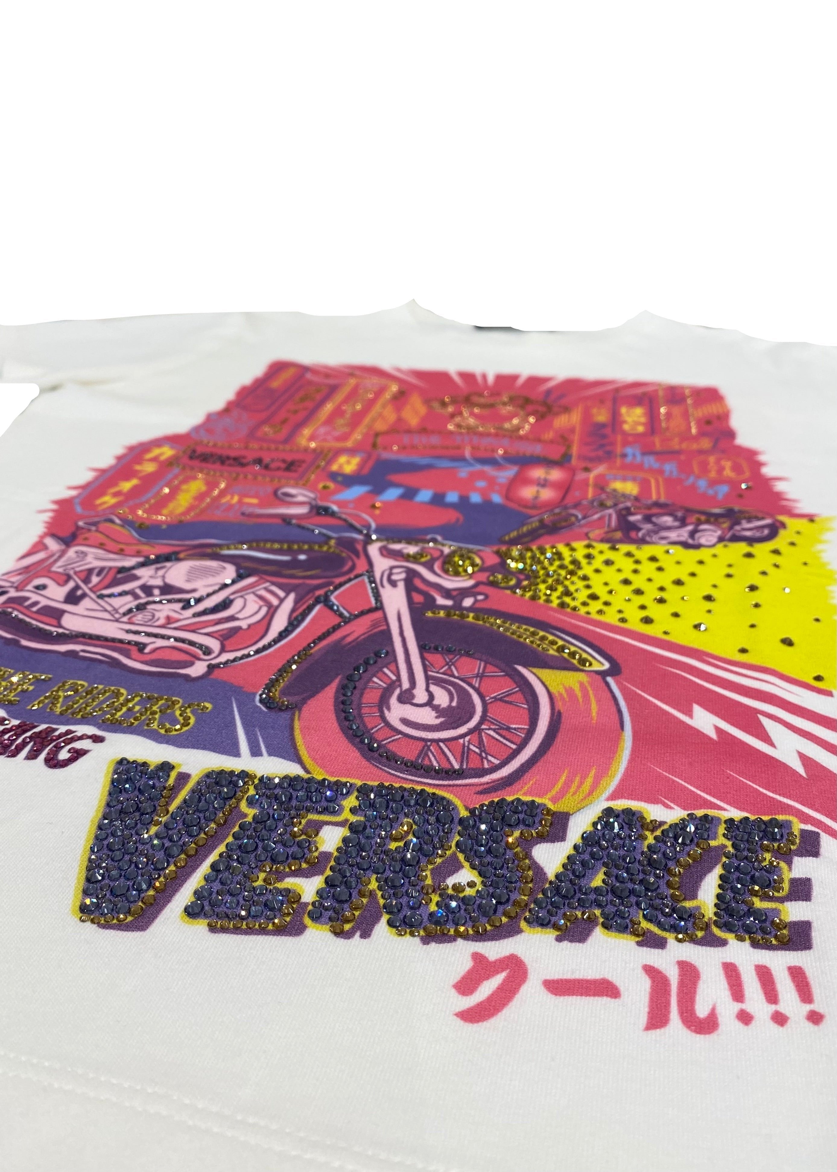 Versace Riders Gang Design T-Shirt