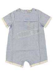 Cotton Crepe Shortie Detachable Bib Set