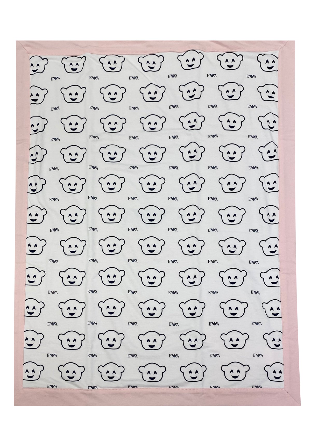 Armani AOP Manga Design Pink Blanket