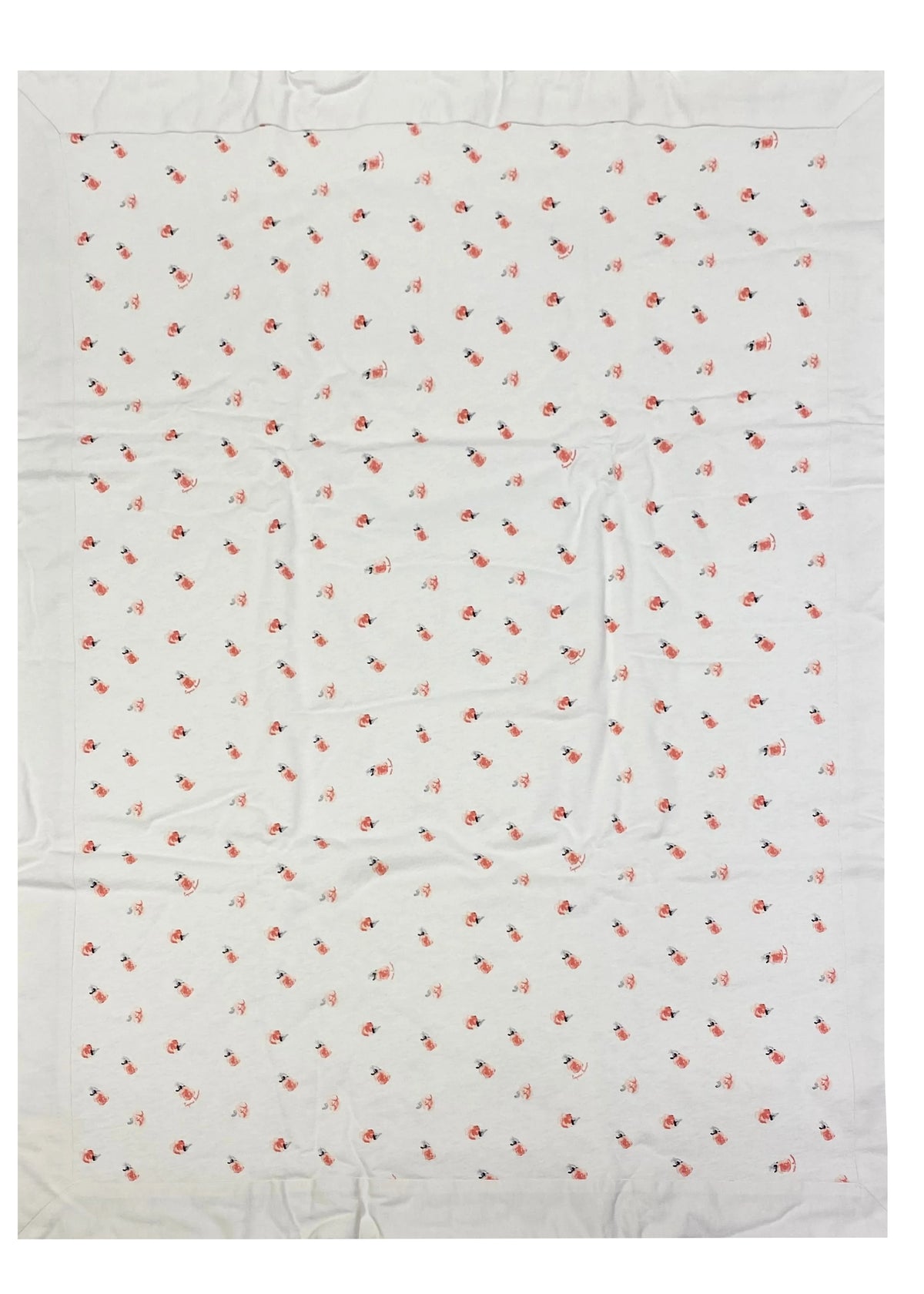 Armani Floral Print Baby Blanket