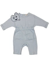 Garterized Waist 'Manga Bear' Romper Suit