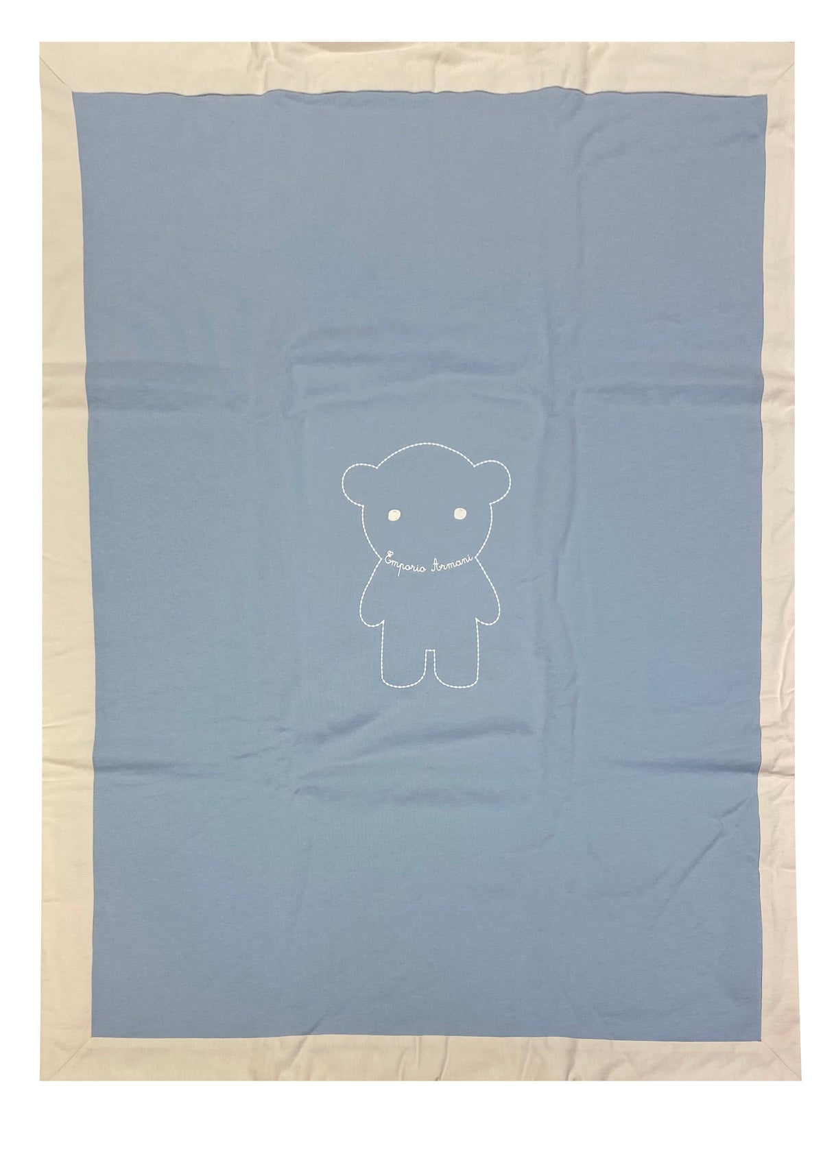 Armani Manga Embroidered Baby Blanket