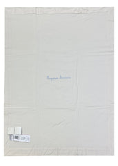 Armani Manga Embroidered Baby Blanket