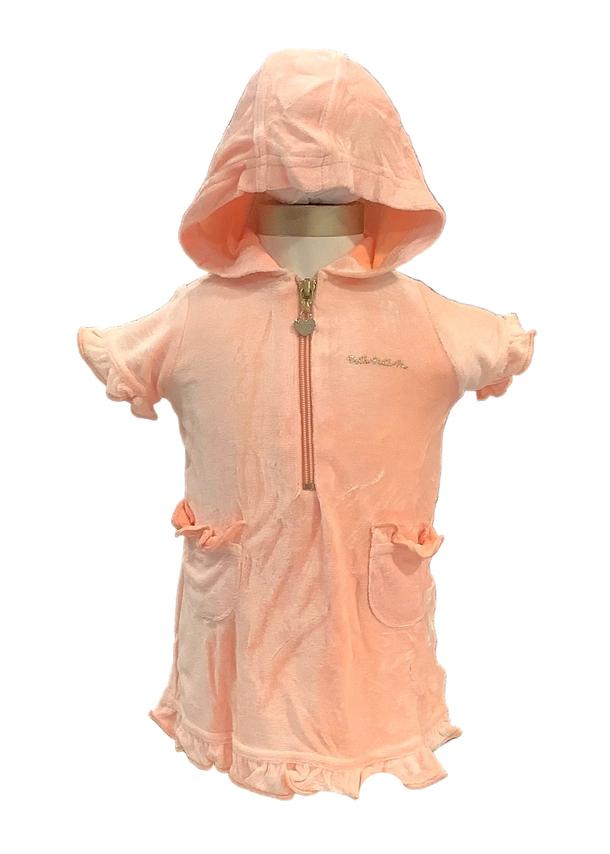 Orange Soft Tangerine Hoodie Dress