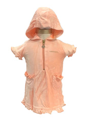 Orange Soft Tangerine Hoodie Dress