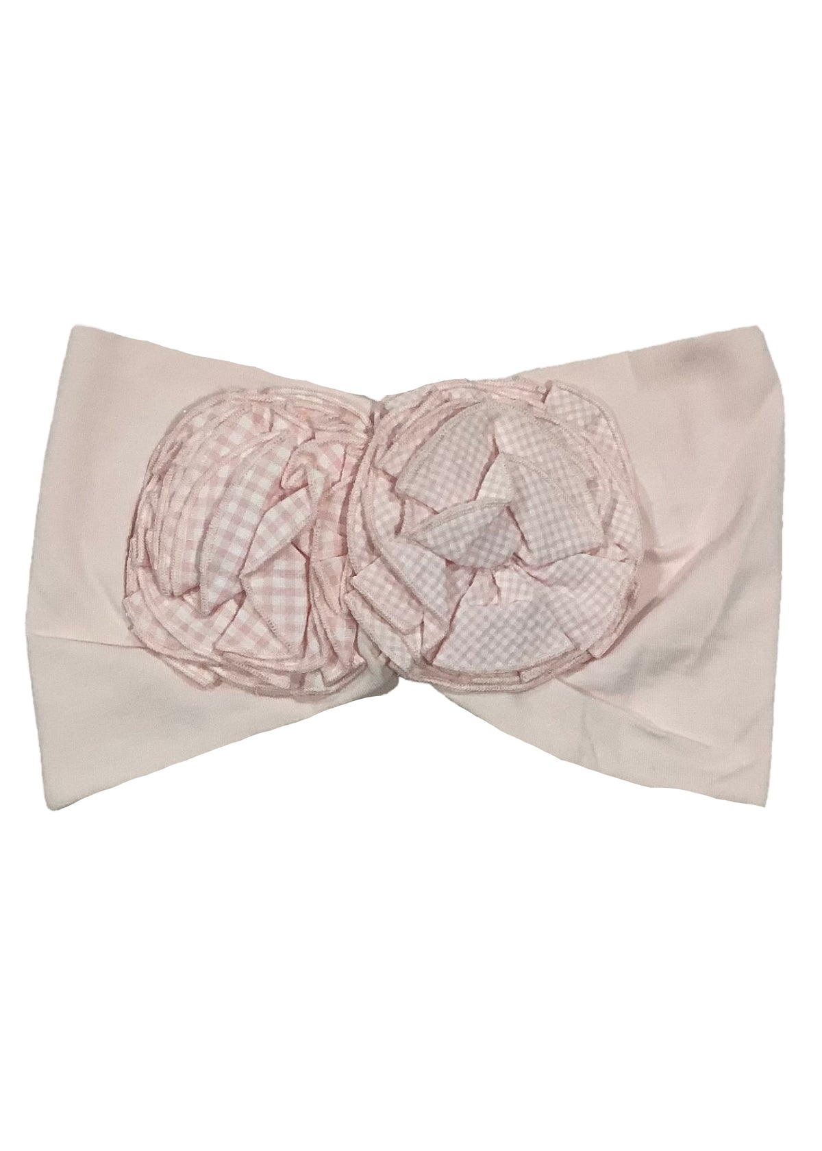 Nanan Wide Band with Jersey Two Flower Head Band