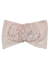 Nanan Wide Band with Jersey Two Flower Head Band