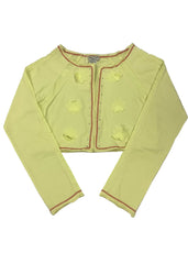 Applique Yellow Bolero