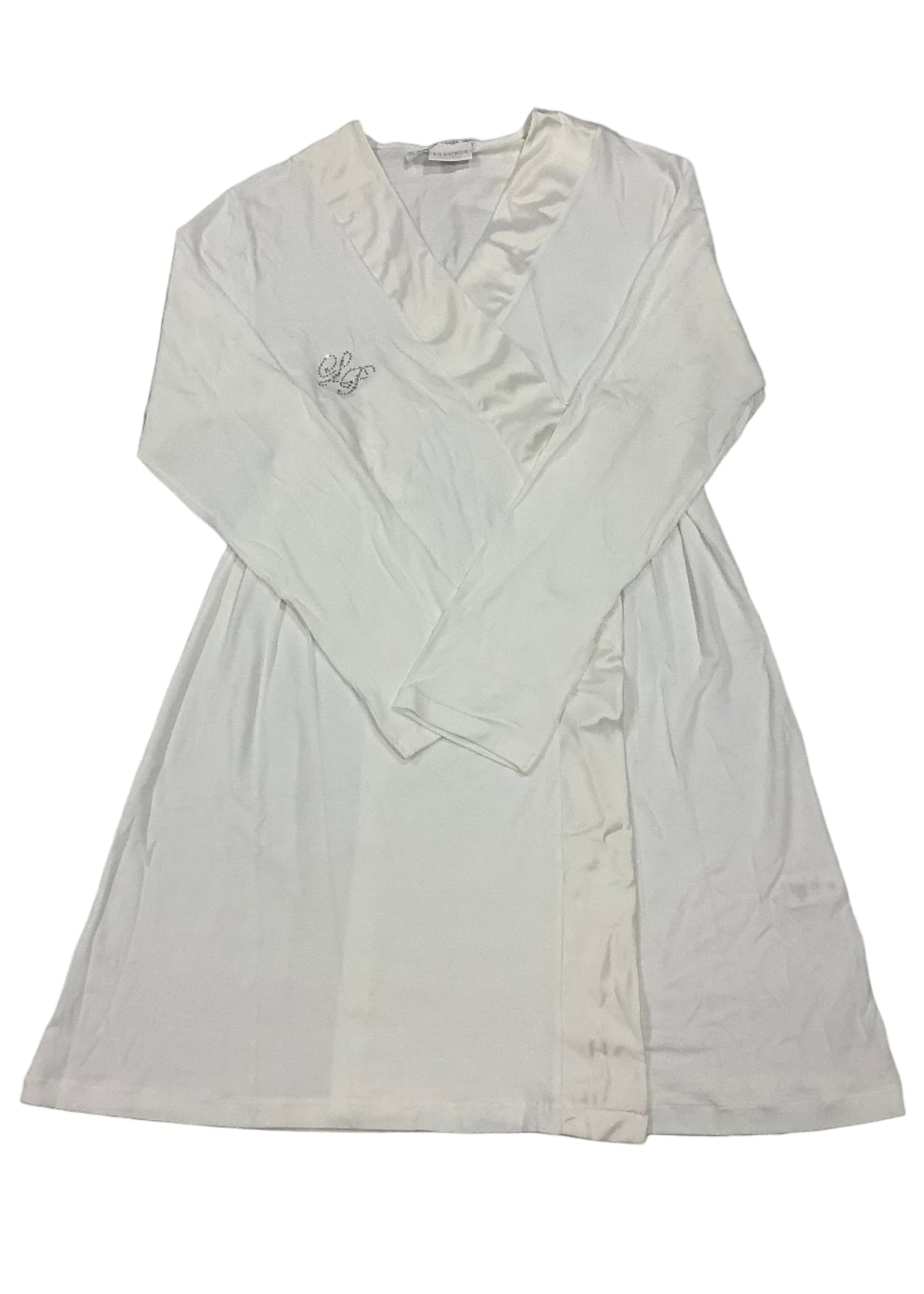 'LP' Studs Cream Night Gown