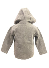 Space Theme Print Hooded Jacket