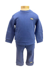 Blue Sweatshirt Top and Trouser