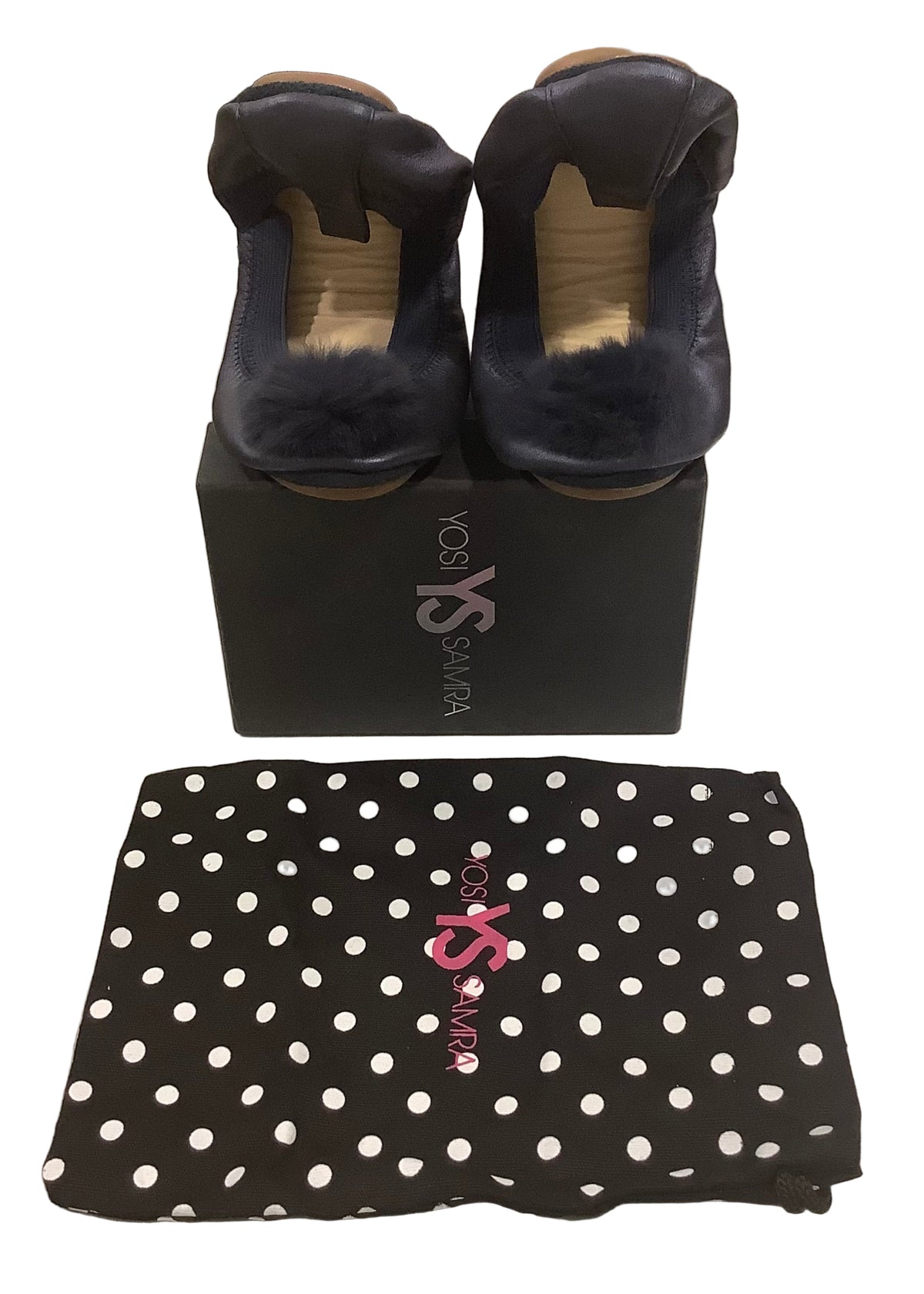 Navy Blue Indigo/Navy Ballerina Shoes