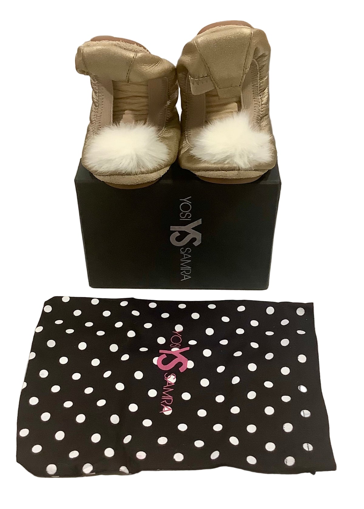 Ivory White Fawn Ivory Ballerina Shoes
