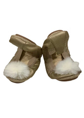 Ivory White Fawn Ivory Ballerina Shoes